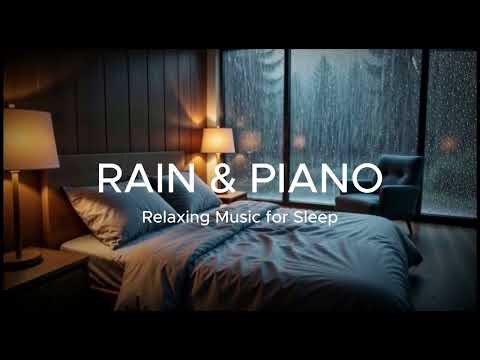 Rainy Night Library 🌧️ Classical Piano & Rain Sounds for Study, Relaxation and Deep Sleep (9 hours)