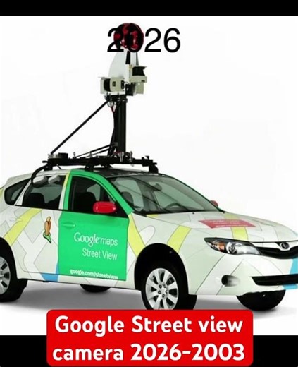 Google Street view camera car from 2003 ￼