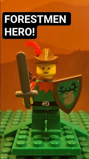 Forestmen “Robin Hood” 🏹 | LEGO Castle Minifigure Speed Build (1988)