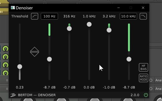 【七线阁】无延迟音损小的降噪效果器Bertom Denoiser 2