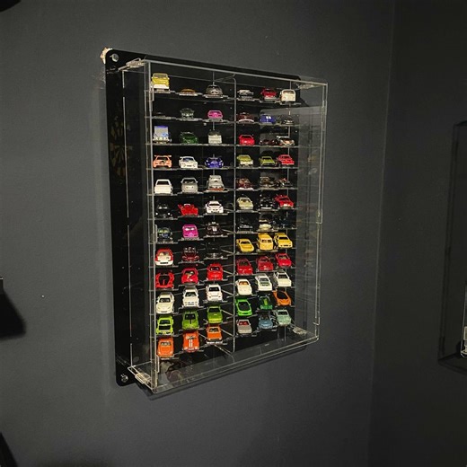 1:64 Scale Model Car Display Case – 72 Car Capacity | Diecast Car Showcase for Collectors - Etsy