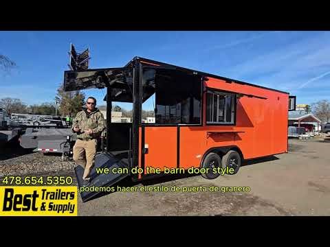 Custom Concession BBQ Porch Trailer