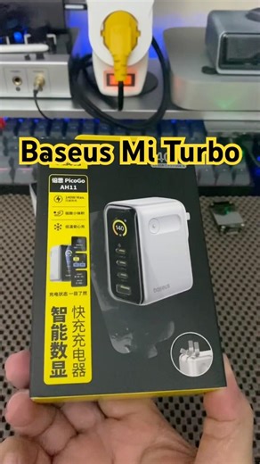 BASEUS 140W LED DISPLAY SUPORT MI TURBO…………….#shorts #shortvideo