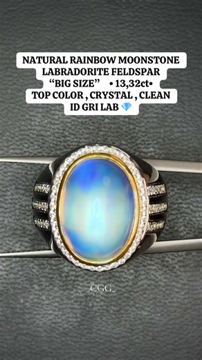 Natural Rainbow Moonstone Labradorite Feldspar Bigsize Crystal Clean