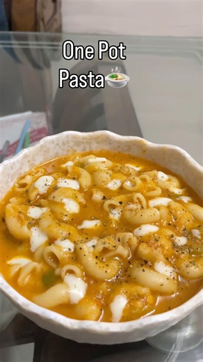One Pot Pasta Recipe | Creamy & Cheesy Pasta in One Pan #pasta #easyrecipe #onepotmeal #instant