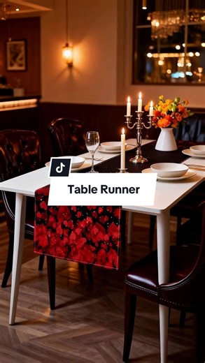 Is your Valentine’s Day table setting bland and uninspired? 🥺See how I used this Table Runner to make my table Warm and inviting 💓🥳#valentinesday #tablerunner #heart #couple #dating