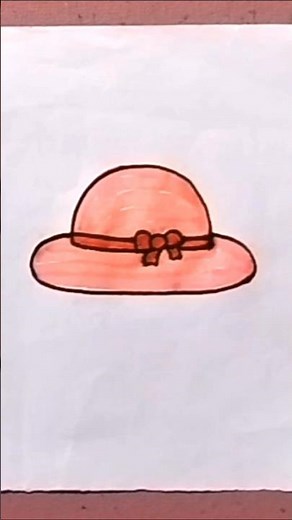 Hat drawing for beginners #drawing #shorts