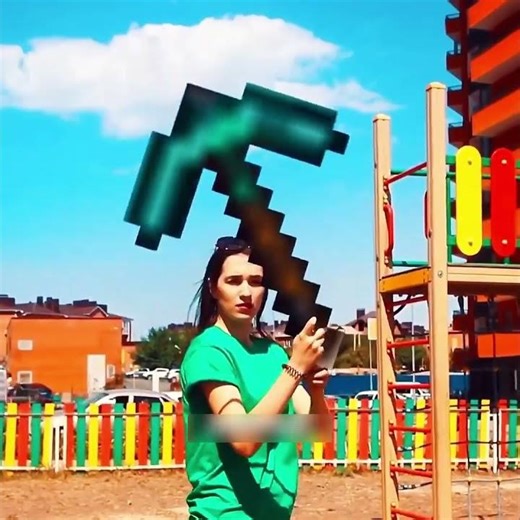 Real Life Turned Into Minecraft