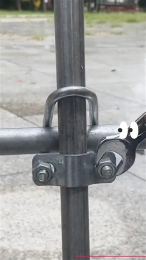 Join Two Iron Pipes Like a Plus Sign Using Just One Clip 🎉 Easy Pipe Hack 👍 #craft #handmade #skills