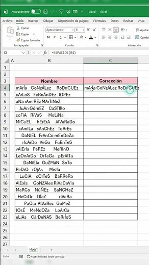 How to use the space and proper functions in Excel, see #excel #yerrihz