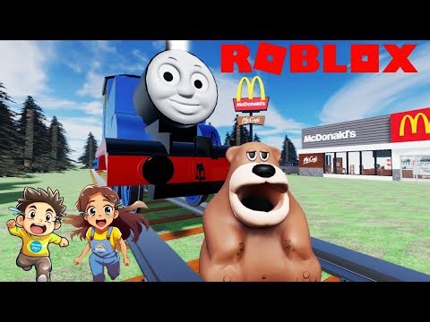 ROBLOX Thomas and Freddy Fazbear Visit McDonald's! || Fun Gameplay with Konas2002