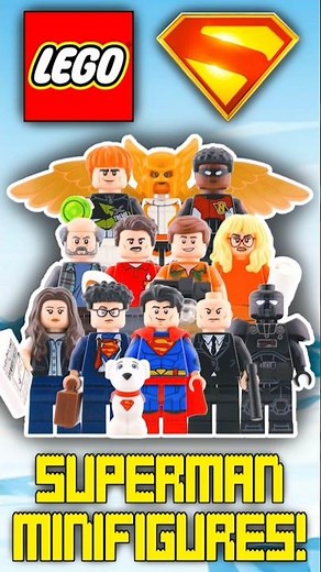 Lego Superman Trailer Minifigures!