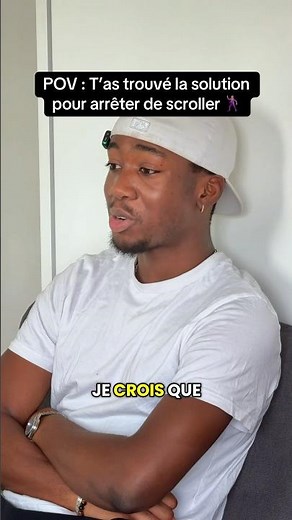 POV : T’as trouvé la solution pour arrêter de scroller 🕺🏽