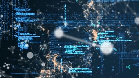 clip-3984680417-animation-molecules-over-data-processing-on-black