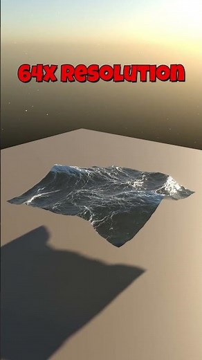 Animating Different Ocean Resolutions in Blender 4.3 Using Ocean Modifier