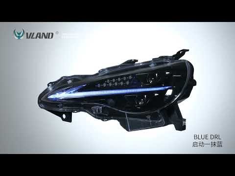 12–20 Toyota 86/GT86, Subaru Brz, Scion Frs Vland Upgrade Full LED Dual Beam Projector Headlights