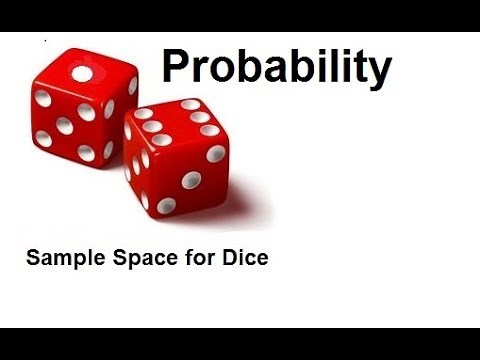 HOW TO FIND THE SAMPLE SPACE OF THROWING DICE || HOW TO FIND SAMPLE SPACE FOR DICE || PROBABILITY
