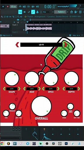 1クリックでLo-Fiサウンドが作れるおすすめプラグイン "Drip FX" / FL Studio Tips #Shorts #FLStudio #FLStudioTips