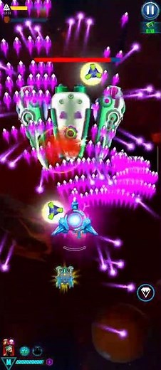 Galaxy Attack: Alien Shooting Boss 38 Metrorust No Revive Walkthrough By Apache Gamers