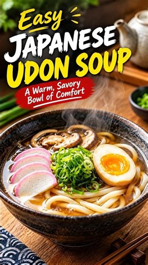 Japanese Udon Recipe | Easy Homemade Udon Noodles