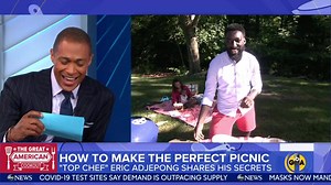 22K views · 121 reactions | Chef Eric Adjepong is sharing his bold flavors to make the perfect summer picnic meal. https://gma.abc/2BlNoA9 | Good Morning America | Facebook