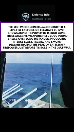 What happens when a battleship fires all guns at once? 💥 USS Wisconsin
