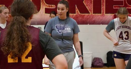 Former Montana State, Twin Bridges standout basketball player Peyton (Ferris) Maki now leading Belt girls team