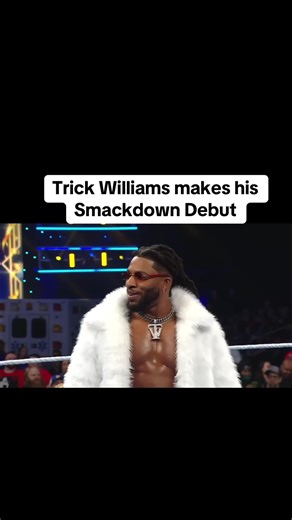 Trick Williams makes his Smackdown Debut #wwe #fyp #trickwilliams #samizayn #whoopthattrick