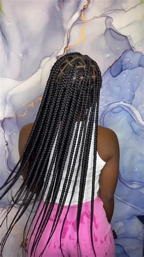 Stunning Med-Large Knotless Braids for Long Hair | 2023 Styles