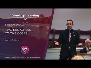 Two Responses to One Gospel - 5 October 2025 - Sunday Evening - CBC Service