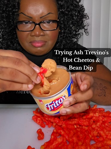 Trying Ash Trevino's Hot Cheetos & Bean Dip Recipe