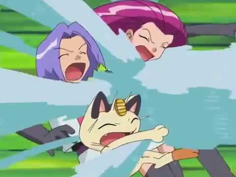 Pokemon Marill and Azurill blast team rocket