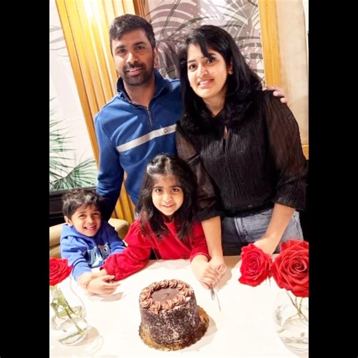 Tv Actress Amulya Reddy 9th Wedding Anniversary Celebrations with her Husband