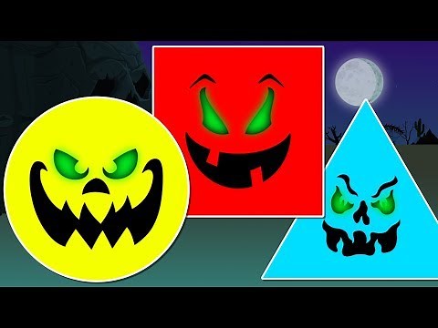 Scary Shapes | Halloween Special | Educational Video for Kids
