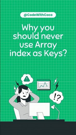 Why you should never use Array index as Keys? #react #reactjs #array #index #tipsandtricks #tutorial