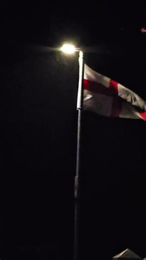 Saint George's Cross on the Streets of England