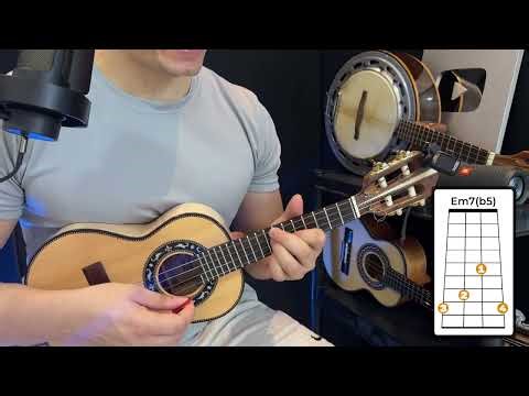 DICAS PARA O ACORDE Em7(b5) no CAVAQUINHO - AULA DE CAVACO COM LÉO SOARES
