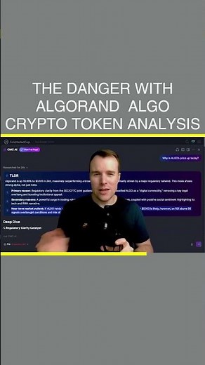 The Danger With Algorand 💀 ALGO Crypto Token Analysis