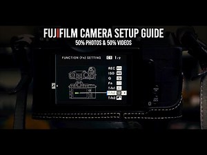 How To Set Up Fujifilm Cameras For Photos And Videos | Featuring XS20