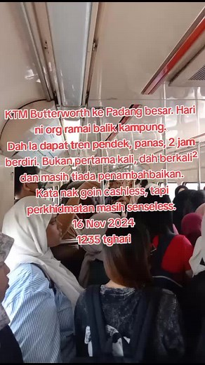 KTM Butterworth to Padang Besar Travel Experience