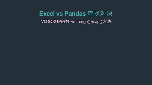 EXCEL-VS-PANDAS9-多表连接