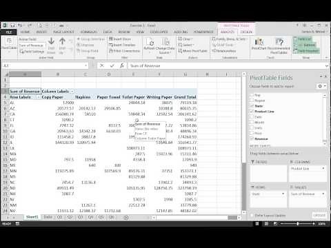 Pivot Tables - Showing Fields with Missing Data