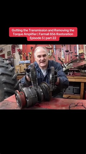Gutting the Transmission and Removing the Torque Amplifier | Farmall 856 Restoration Episode 5 | part 22