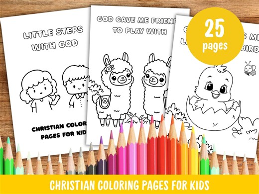 Christian Coloring Pages for Kids | Bible Coloring Book Printable | Sunday School Activity | Christian Preschool Activity | Bible Printable - Etsy Canada