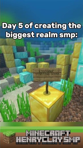 Day 5 of creating the biggest realm smp: #minecraft #bedrock #gaming