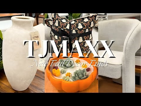 What's NEW at TJMAXX New Fall Home Decor Finds 2025 | Shop With Me for Amazing Deals!