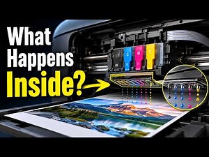 How Does an Inkjet Printer Actually Work? The Tiny Storm Inside