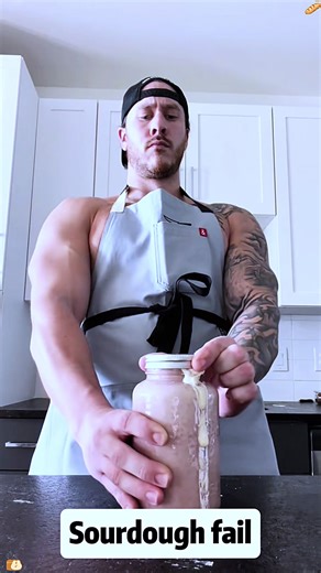 The bread baking failed 😂😂#fyp #challenge #sourdough #fail #funny