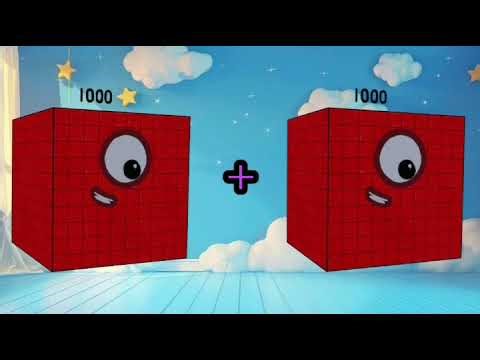 NUMBERBLOCKS GIANT NUMBER ADDITION COMPILATION | ADDING BIG NUMBERS | #mathforkids