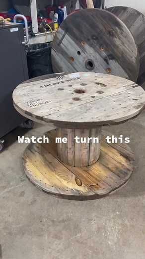 DIY Spool Table Transformation Tutorial